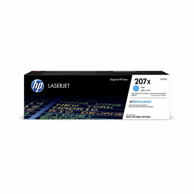 Toner original HP W2211X Cyan