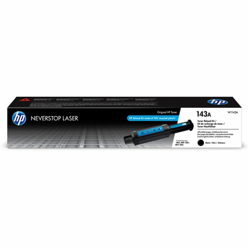 Recharge d'encre HP W1143A Noir Toner