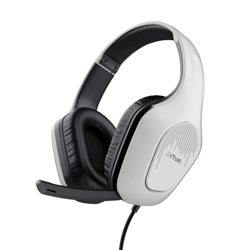 Casques avec Microphone Trust GXT 415W Zirox Blanc