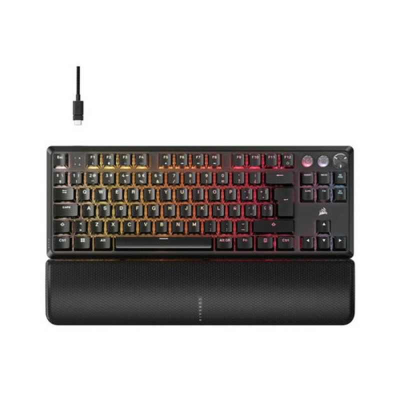 Clavier sans fil Corsair CH-911911G-ES Noir QWERTY