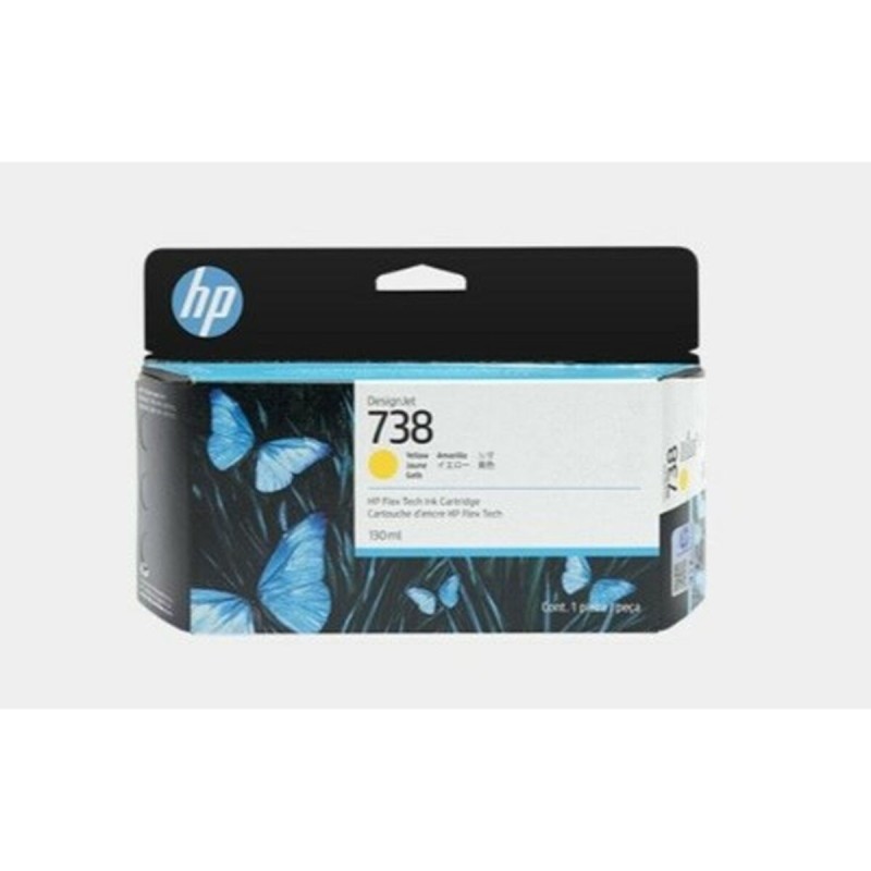 Cartouche d'encre originale HP 498N7A Jaune