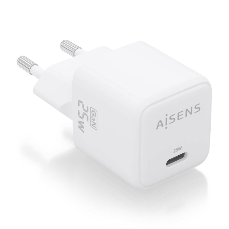 Chargeur mural Aisens ASCH-25W1P012-W Blanc Multicouleur 25 W (1 Unité)