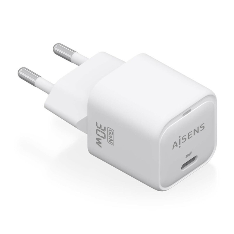 Chargeur mural Aisens ASCH-30W1P018-W Blanc Multicouleur 30 W (1 Unité)