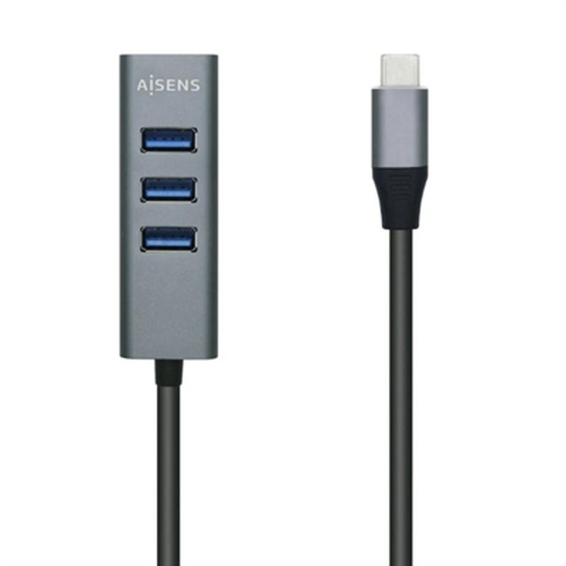 Hub USB Aisens A109-0508 Gris (1 Unité)