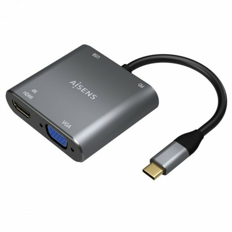 Adaptateur USB-C vers VGA/HDMI Aisens A109-0626