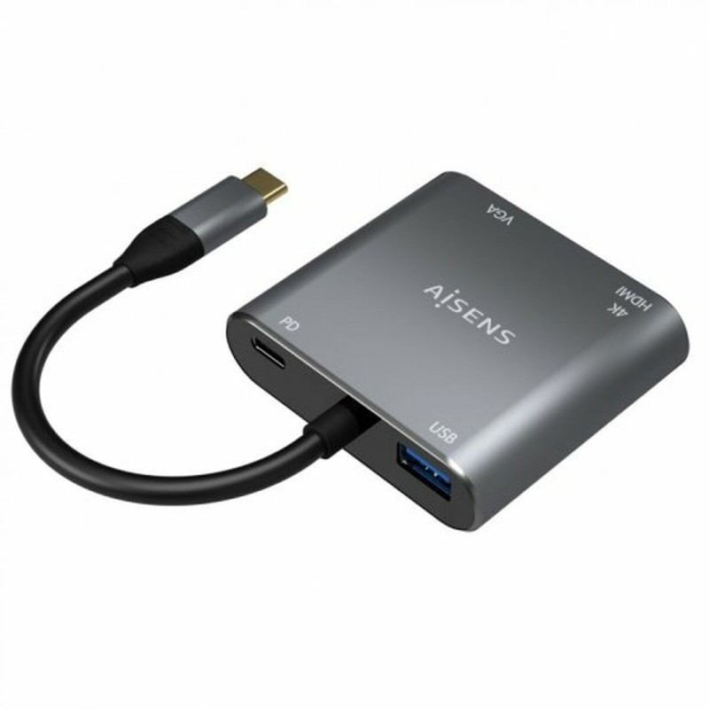 Adaptateur USB-C vers VGA/HDMI Aisens A109-0626