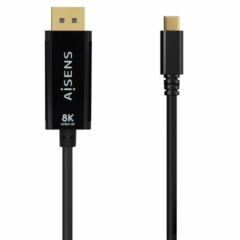 Adaptateur USB-C vers DisplayPort Aisens A109-0689 Noir 1