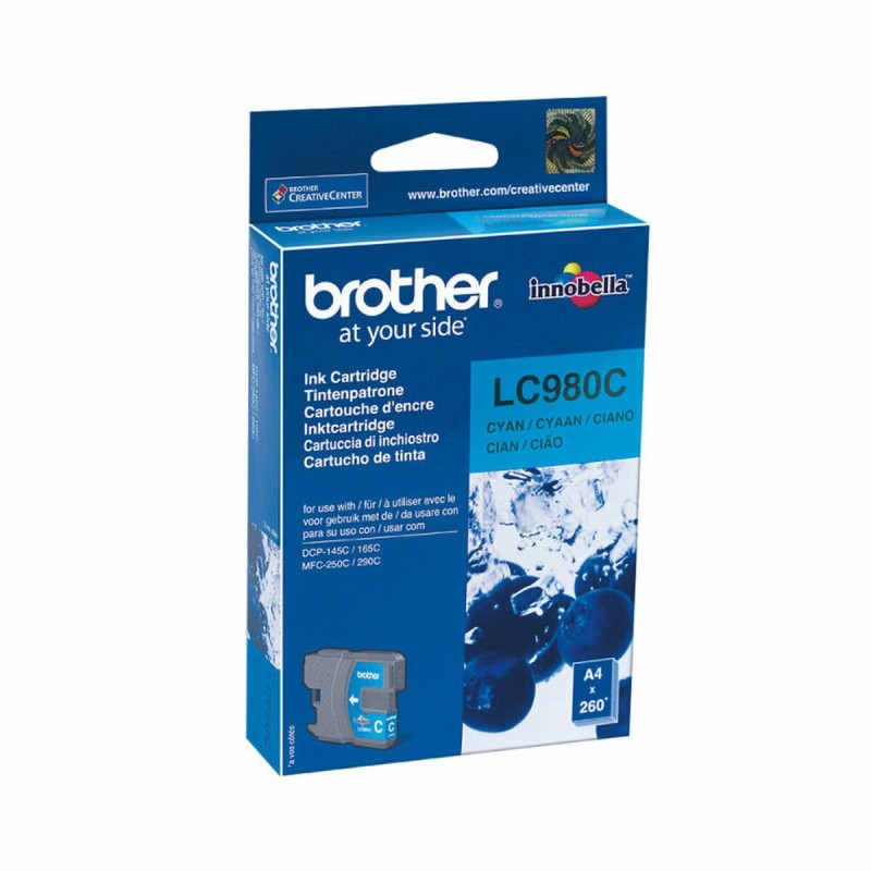 Cartouche d'encre originale Brother LC-980C Cyan