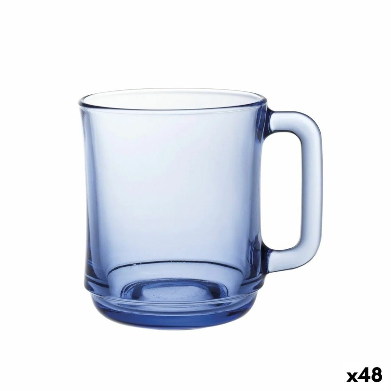 Tasse Duralex Lys Empilable Bleu 310 ml (48 Unités)