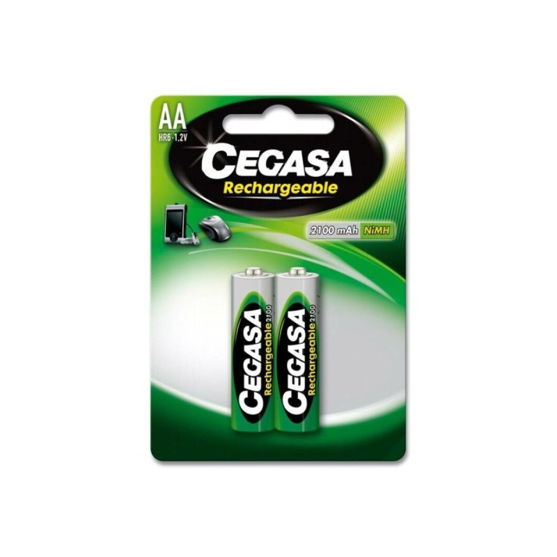 Piles Rechargeables Cegasa 104371 2100 mAh (2 uds)