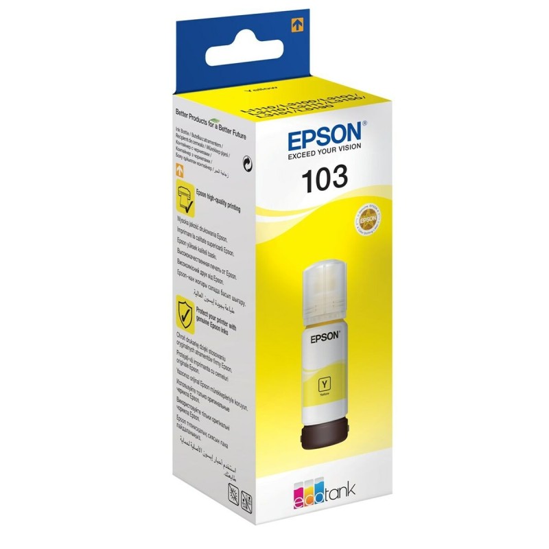 Encre pour Recharger des Cartouches Epson 103 Jaune