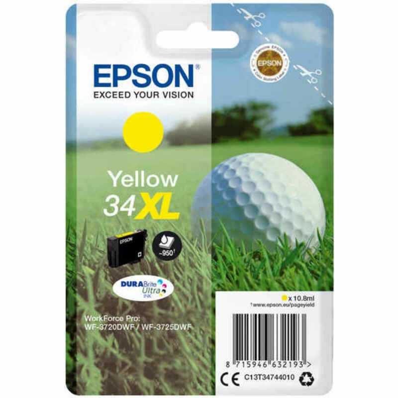 Cartouche d'encre originale Epson C13T34744010 Jaune