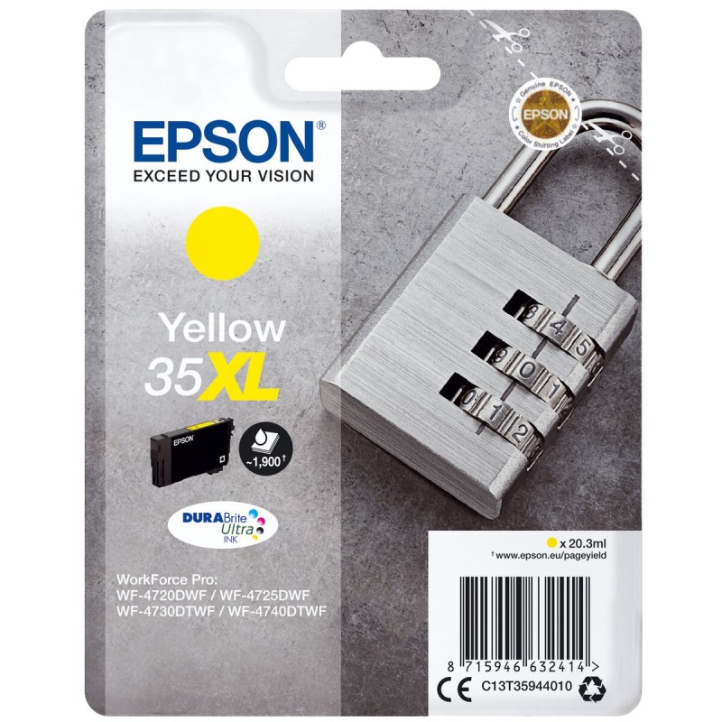 Cartouche d'encre originale Epson C13T35944010 Jaune