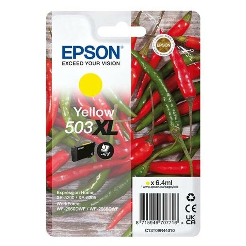 Cartouche d'encre originale Epson 503XL Jaune Noir