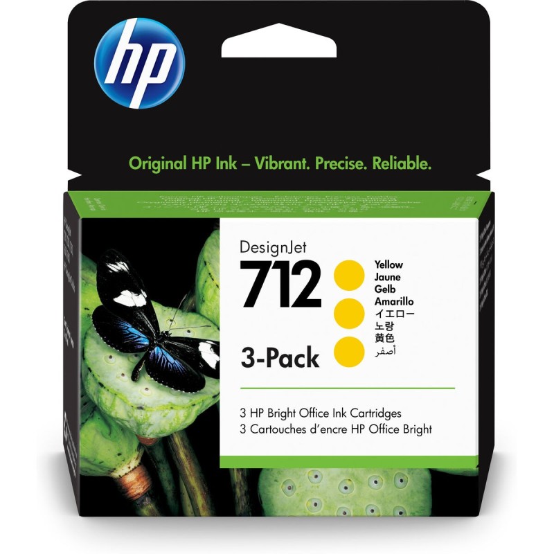 Cartouche d'encre originale HP DesignJet 712 Jaune