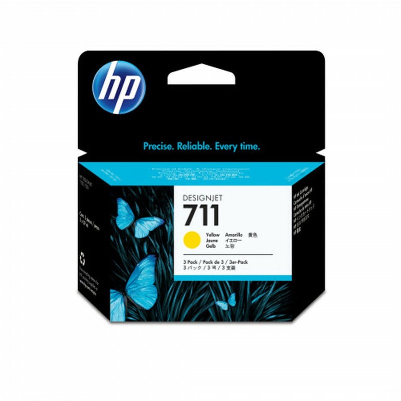 Cartouche d'encre originale HP HP 711 Jaune