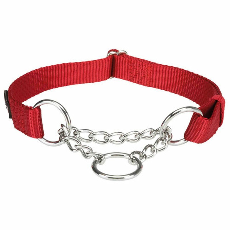 Collier de dressage Trixie New Premium Rouge M/L 35-50 cm