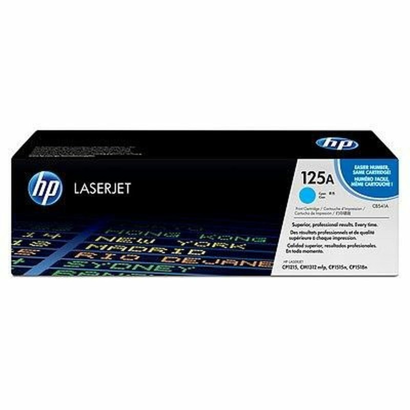 Toner original HP 125A Cyan