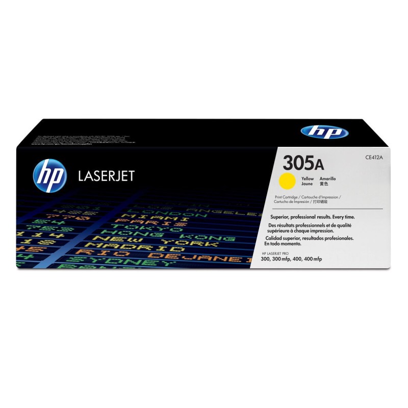 Toner original HP 305A Jaune