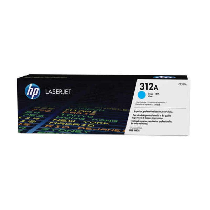 Toner original HP 312A Cyan