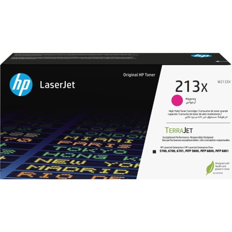 Toner original HP 213X Magenta (1 Unité)