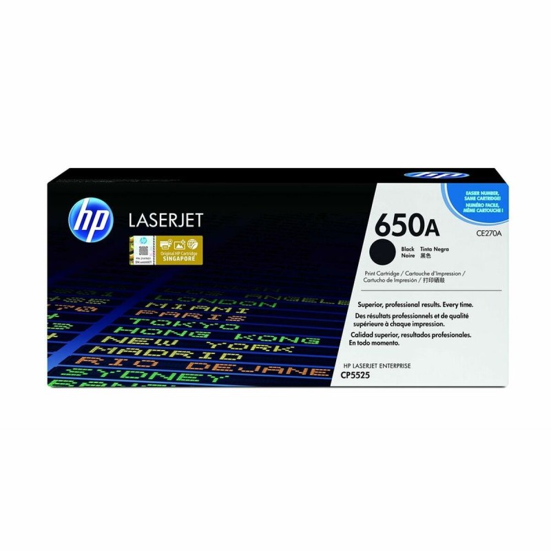 Toner original HP CE270A Noir