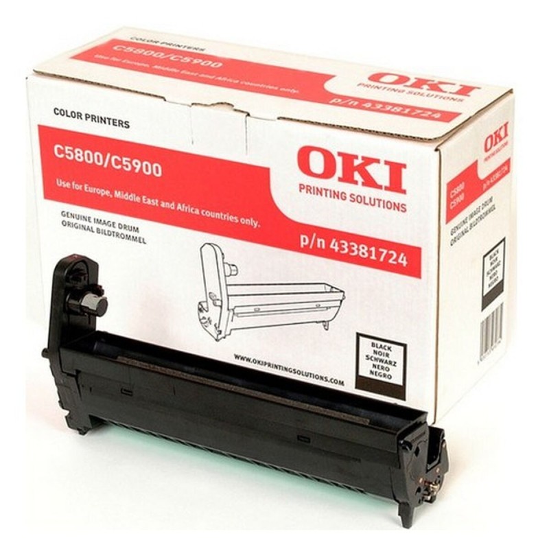 Toner OKI 43381724 Noir