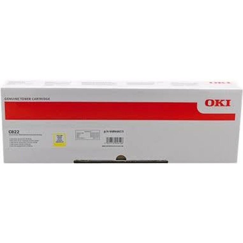 Toner original OKI C822 Jaune (1 Unité)