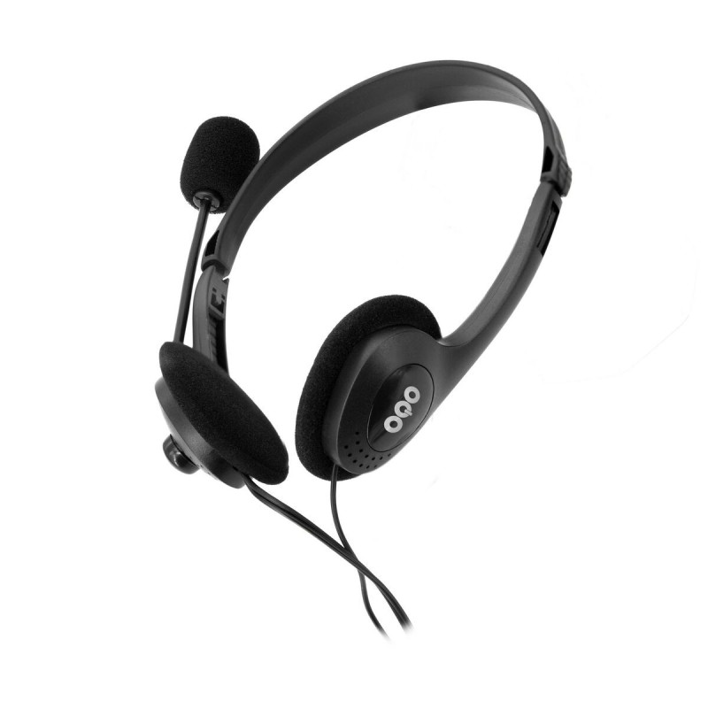 Casques avec Microphone OQO AU001-U Noir Multicouleur