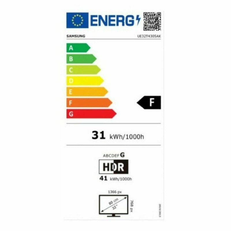 TV intelligente Samsung UE32T4305AE HD 32" LED