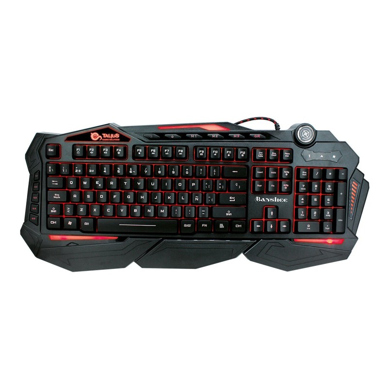 Clavier pour jeu Talius Banshee Noir Espagnol Qwerty