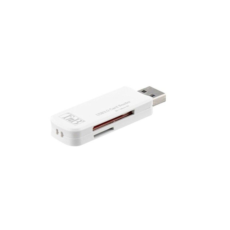 Lecteur de Cartes Externe T'NB Mini USB 3.0 Blanc