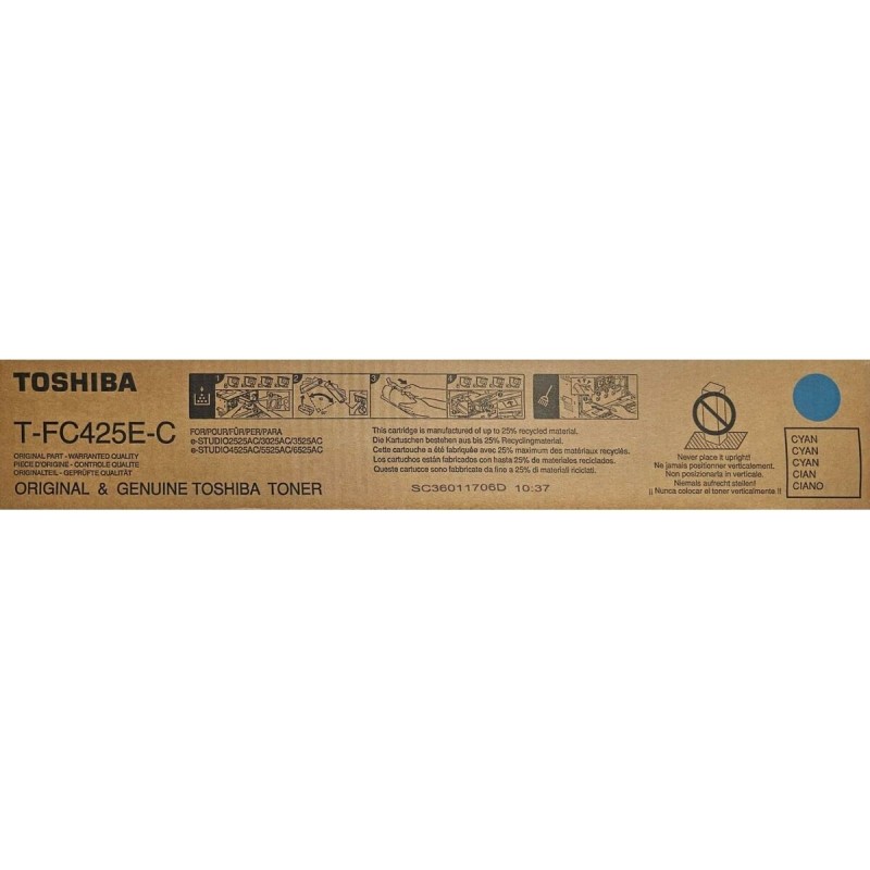 Toner original Toshiba e-STUDIO6525AC Series Cyan