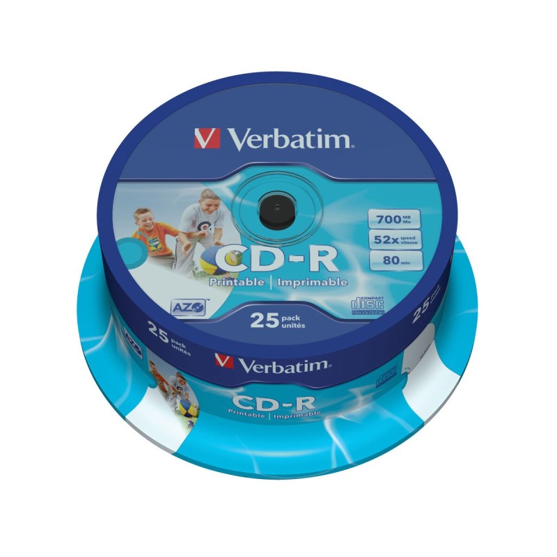 CD-R Imprimable Verbatim 43439 700 MB 52x 25 pcs 700 MB