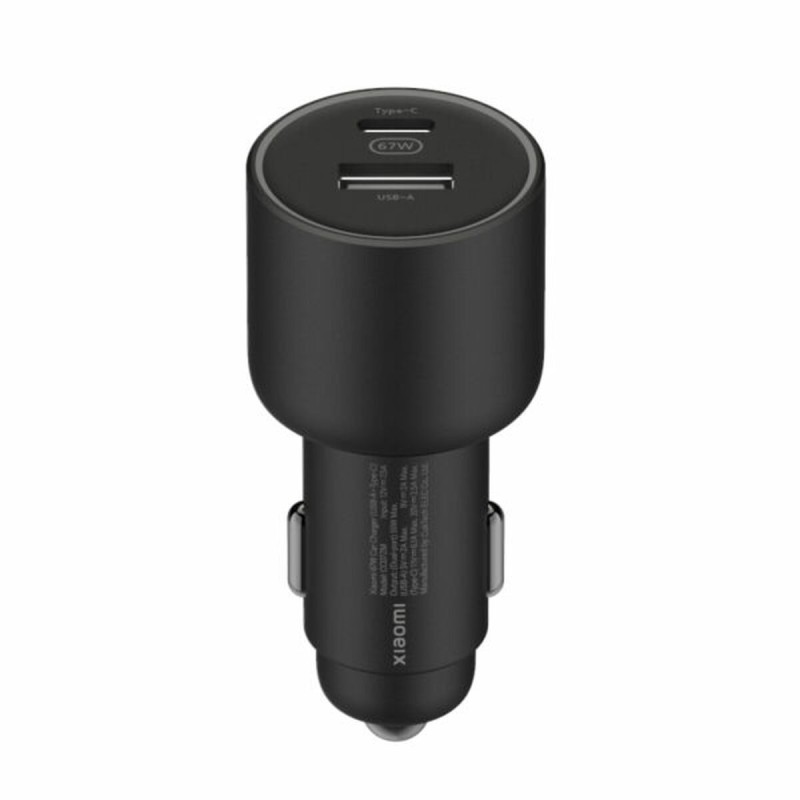 Chargeur de Voiture USB Universel + Câble USB-C Xiaomi BHR6814GL Noir 55 W