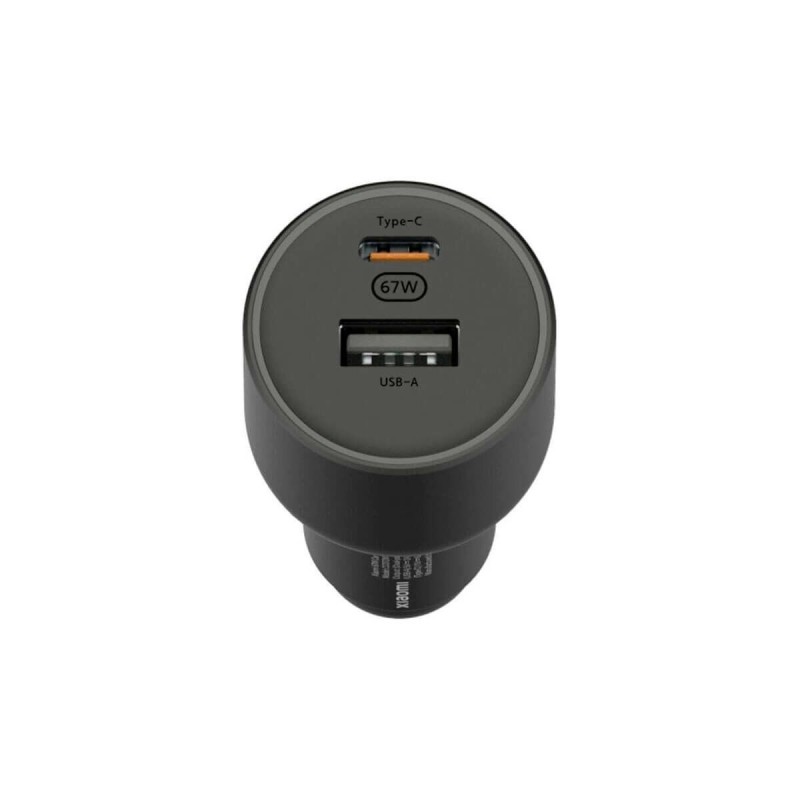 Chargeur de Voiture USB Universel + Câble USB-C Xiaomi BHR6814GL Noir 55 W