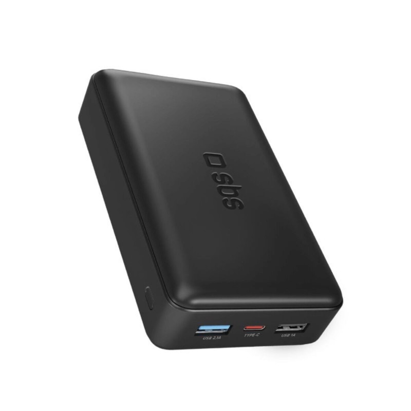 Chargeur portable SBS TTBB20000FASTK Noir 20000 mAh