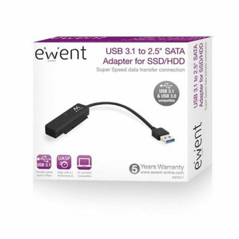 Adaptateur USB vers SATA pour Disque Dur Ewent EW7017 2