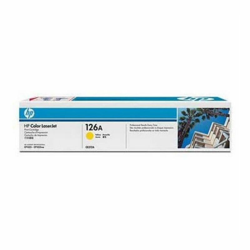 Toner original Hewlett Packard CE312A Jaune