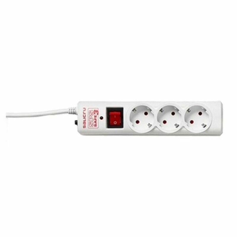 Rallonge 3 prises Schuko avec interrupteur Salicru 680BA000001 (1