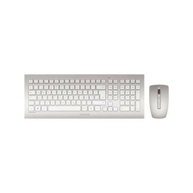 Clavier et Souris Gaming Cherry JD-0310ES Blanc Espagnol Qwerty QWERTY