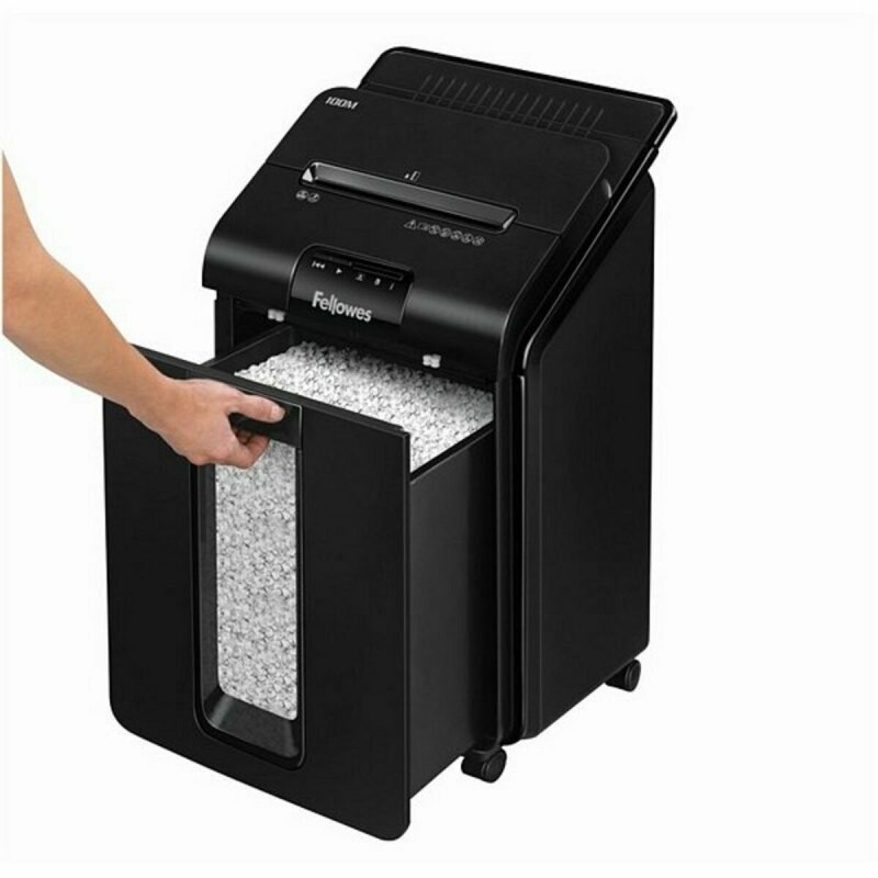 Déchiqueteuse de Papier Coupe Fine Fellowes AutoMax100M Noir