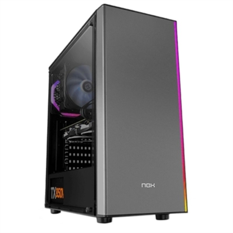 Boîtier Demi Tour Micro ATX / Mini ITX / ATX Nox-Xtreme Infinity Omega RGB Noir Gris