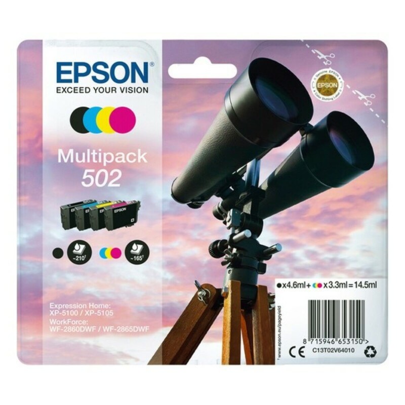 Cartouche d'Encre Compatible Epson 502 Multipack 14