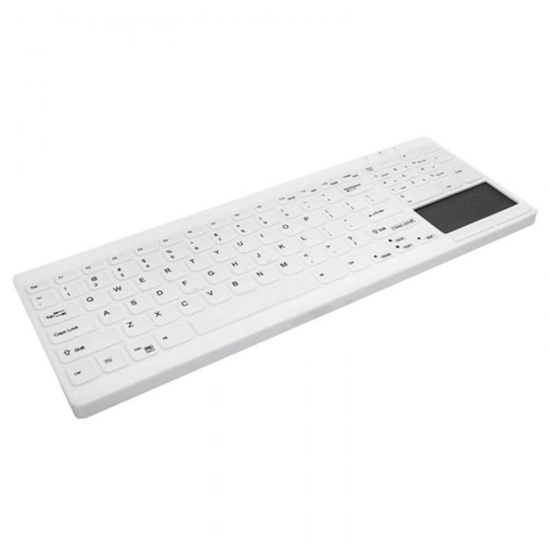 Clavier lavable désinfectable Active Key AK-C7412 Blanc