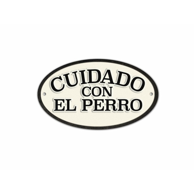 Plaque Magnet & Steel Cuidado con el Perro 16