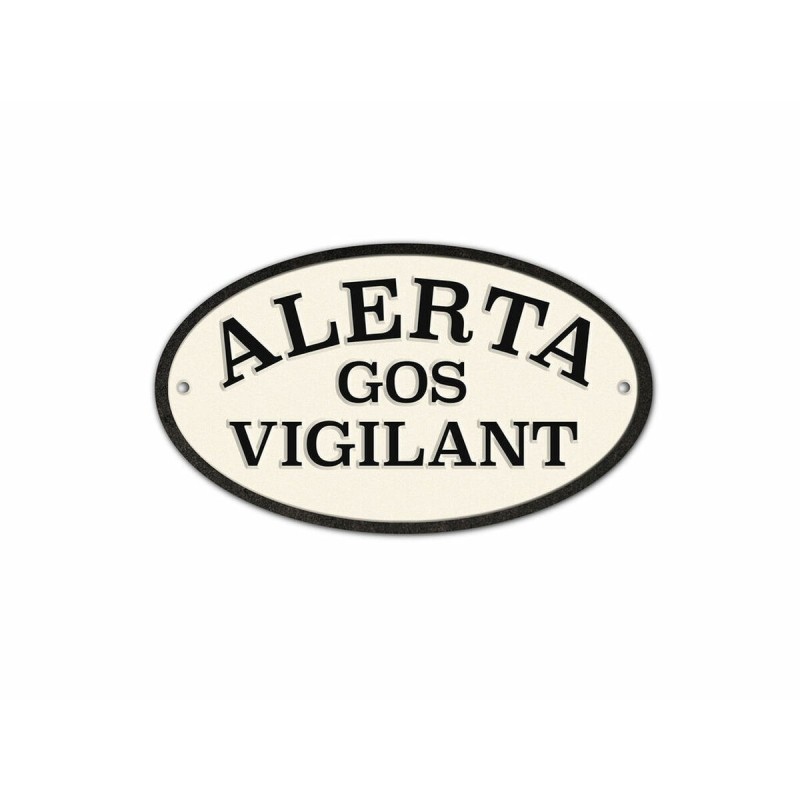 Plaque Magnet & Steel Alerta Gos Vigilant 16