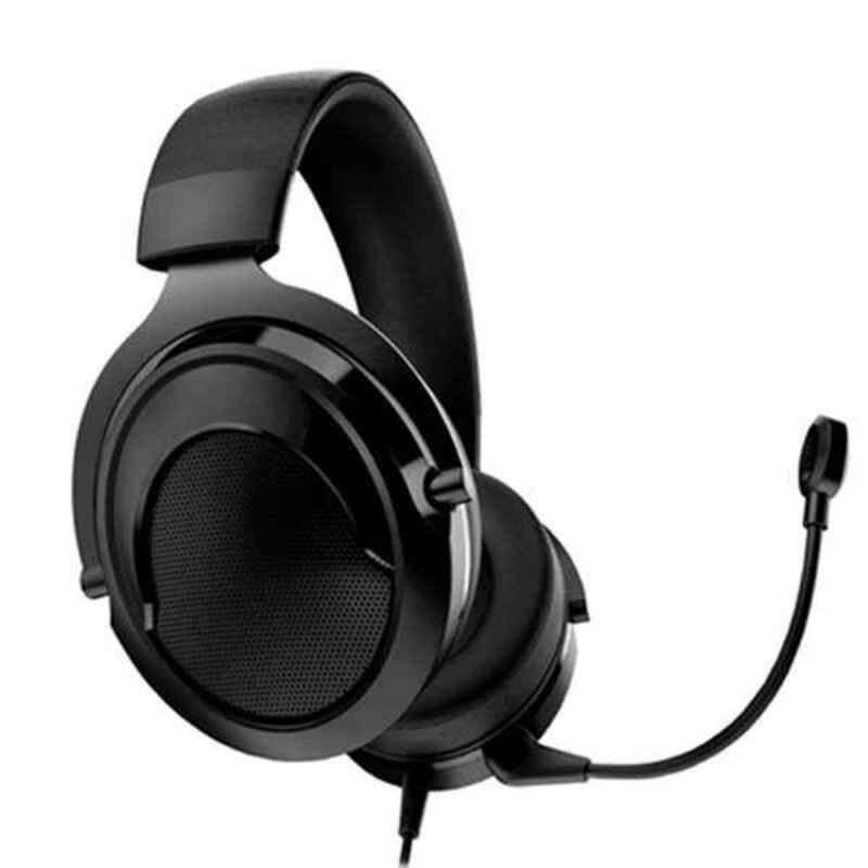 Casques avec Microphone iggual IGG317136 Noir Multicouleur