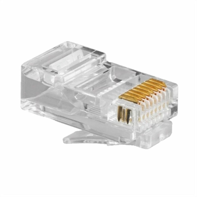 Connecteur RJ45 Catégorie 5 UTP GEMBIRD PLUG3UP6/100 100 uds Noir Transparent 100 Unités