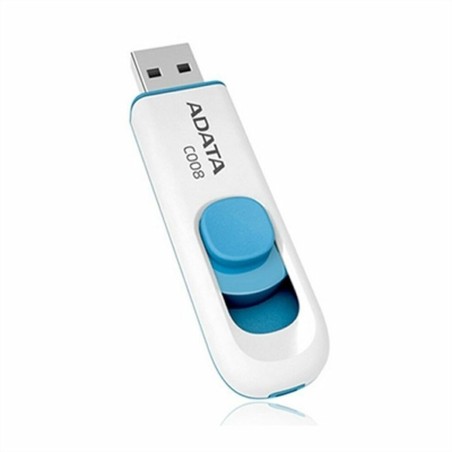 Clé USB Adata AC008-32G-RWE 32 GB Blanc Bleu/Blanc